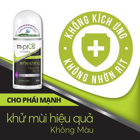  Lăn Khử Mùi – Trắng Mịn – Mạnh Mẽ M.pros 