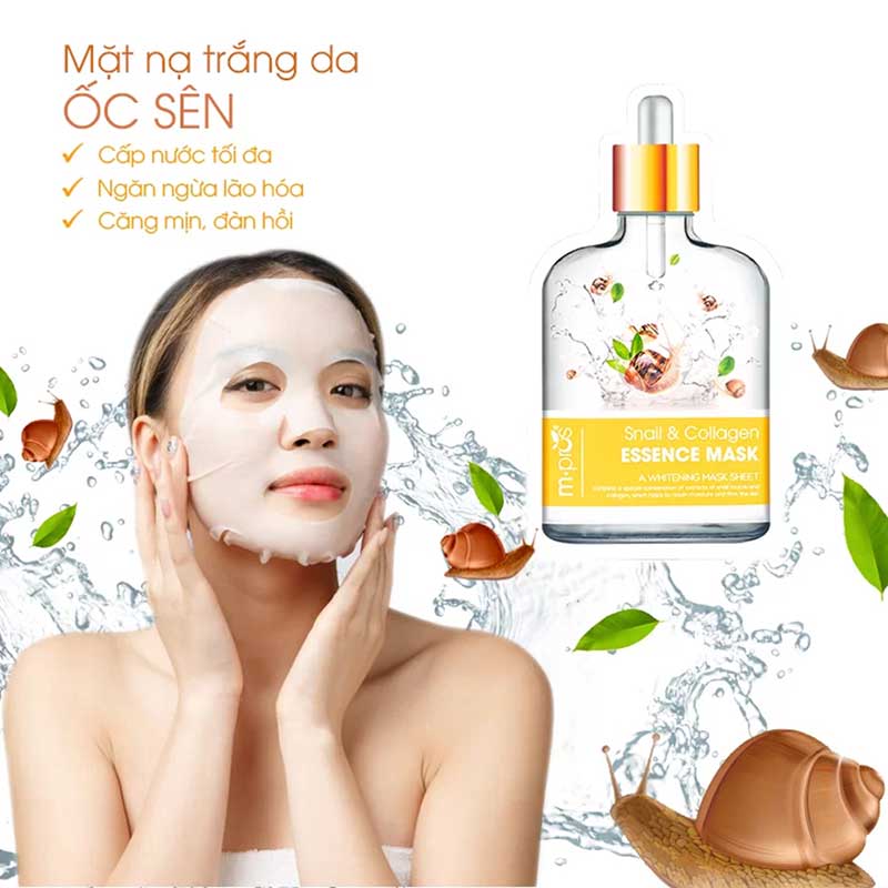 Mặt Nạ Dưỡng Trắng Da Cao Cấp M.pros – Ốc Sên