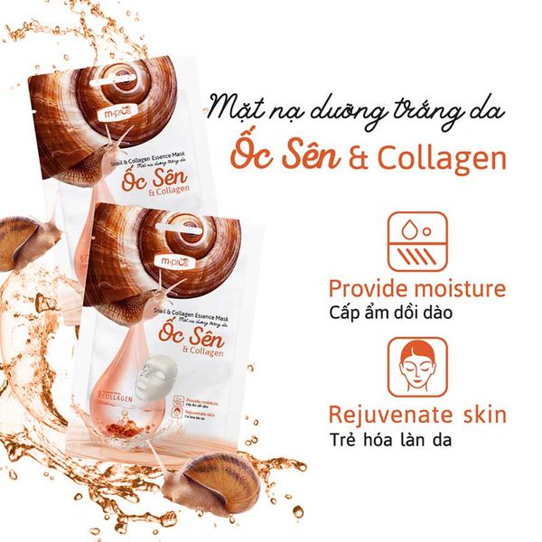  Mặt Nạ Dưỡng Trắng Da M.pros – Ốc Sên 