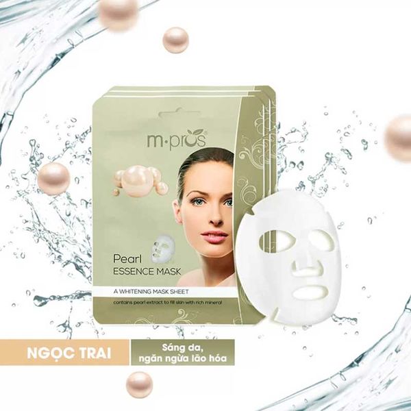  Combo 10 Mặt Nạ Dưỡng Trắng Da M.pros 35g - Ngọc Trai 