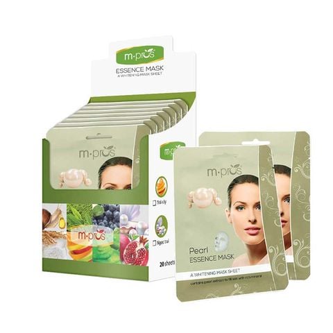  Combo 10 Mặt Nạ Dưỡng Trắng Da M.pros 35g - Ngọc Trai 