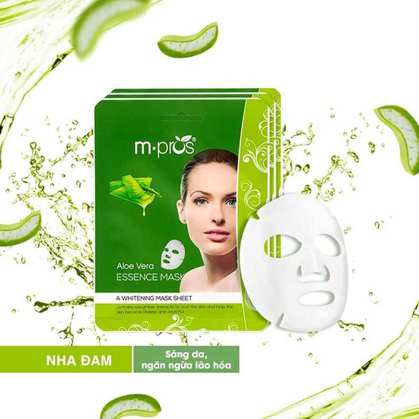  Combo 10 Mặt Nạ Dưỡng Trắng Da M.pros 35g - Nha Đam 