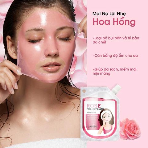  Mặt Nạ Lột Nhẹ Hoa Hồng Lamimi 