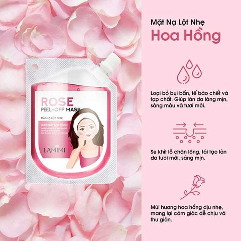  Mặt Nạ Lột Nhẹ Hoa Hồng Lamimi 