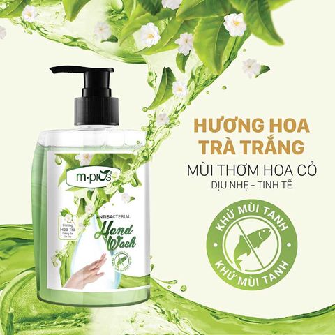  Nước Rửa Tay Diệt Khuẩn M.pros – Hoa Trà Trắng 