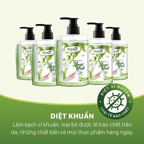  Nước Rửa Tay Diệt Khuẩn M.pros – Hoa Trà Trắng 