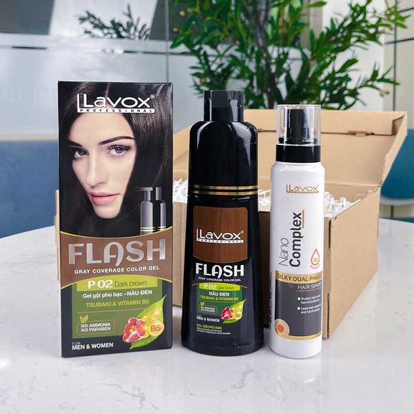 Combo Phủ Bạc Hoàn Hảo - Dưỡng Tóc Bóng Mượt