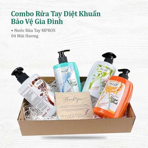  Combo Rửa Tay Diệt Khuẩn Bảo Vệ Gia Đình 