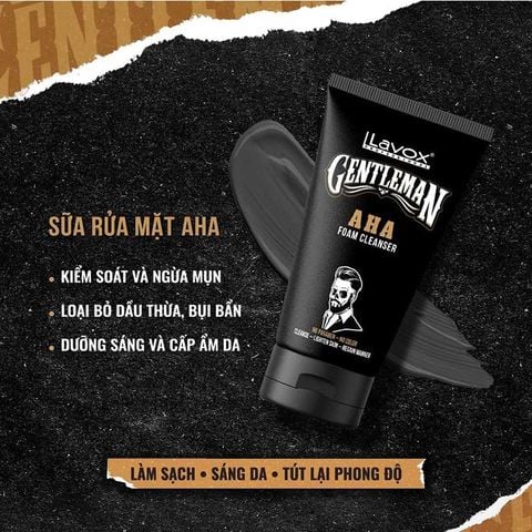  Sữa Rửa Mặt AHA Lavox Gentleman 