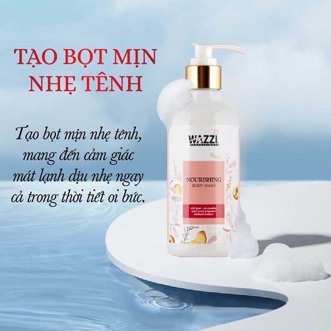  Sữa Tắm Dưỡng Thể Hương Đào Wazzi 