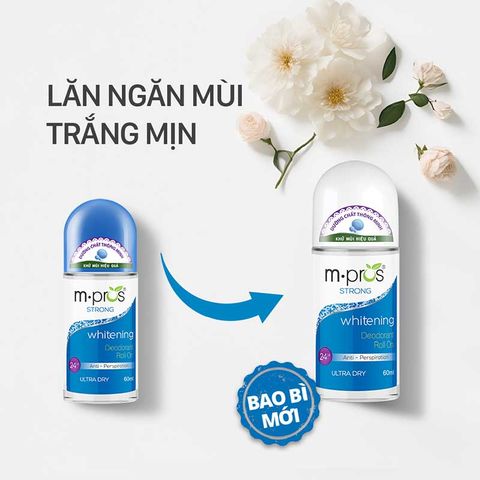  Lăn Khử Mùi – Trắng Mịn – Năng Động M.pros 