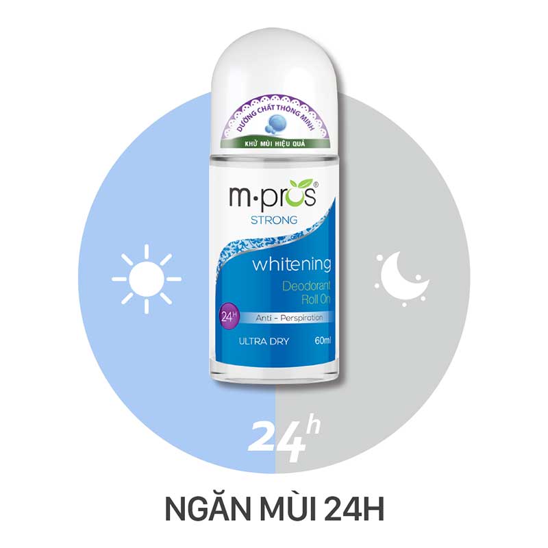 Lăn Khử Mùi – Trắng Mịn – Năng Động M.pros