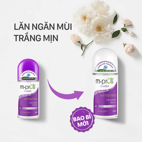 Lăn Khử Mùi – Trắng Mịn – Quyến Rũ M.pros