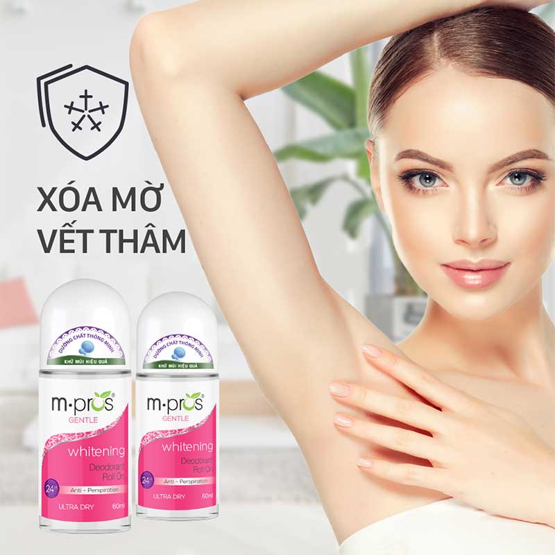 Lăn Khử Mùi – Trắng Mịn – Dịu Dàng M.pros