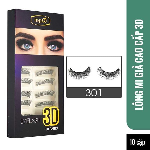  Lông Mi Giả Cao Cấp 3D M.pros 10 Cặp Thời Trang 