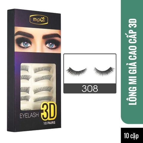  Lông Mi Giả Cao Cấp 3D M.pros 10 Cặp Thời Trang 