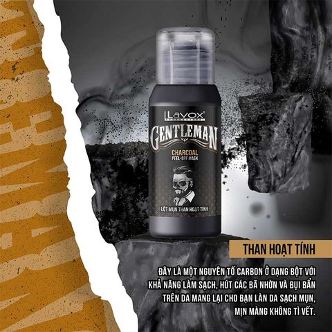  Lột Mụn Than Hoạt Tính Lavox Gentleman 