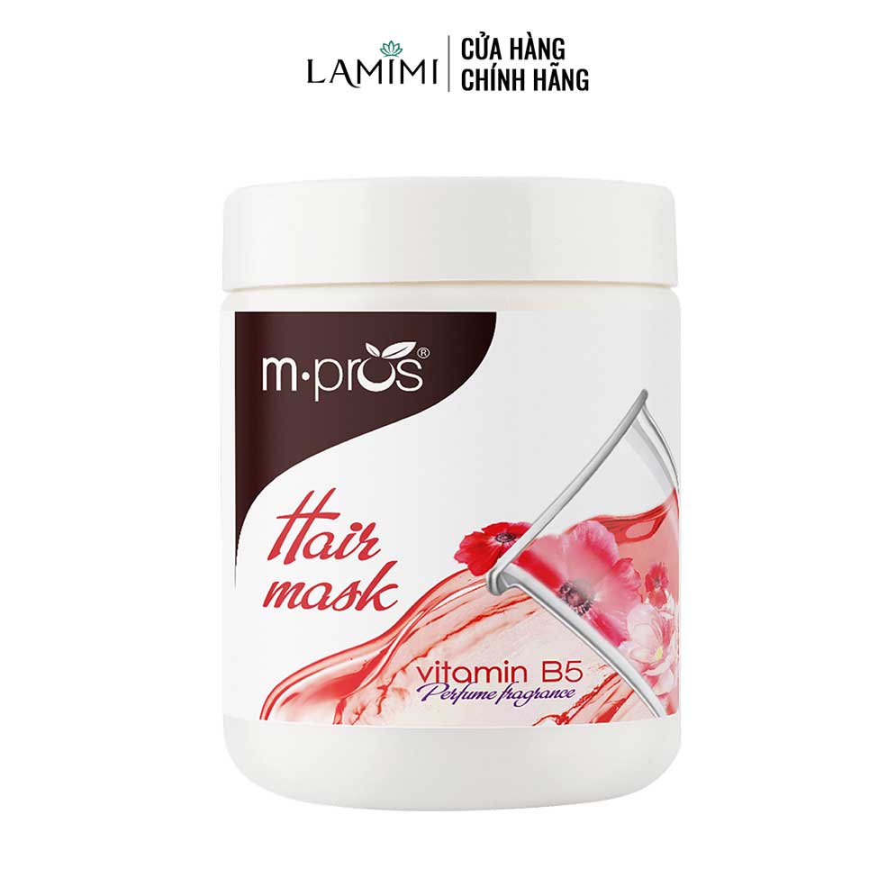 Mặt Nạ Dưỡng Tóc Vitamin B5 M.pros Hương Nước Hoa 600g