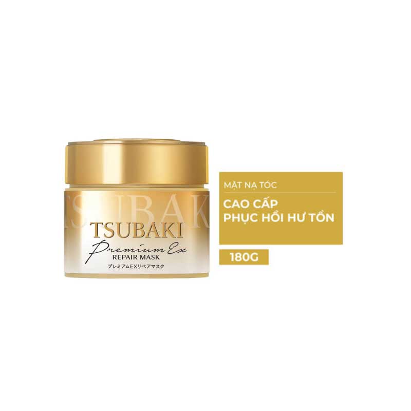 Mặt Nạ Tóc Cao Cấp Phục Hồi Hư Tổn Tsubaki 180g