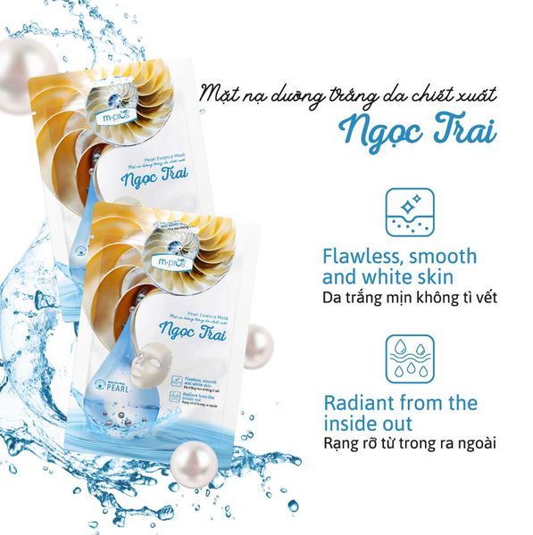  Mặt Nạ Dưỡng Trắng Da M.pros – Ngọc Trai 