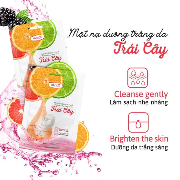  Mặt Nạ Dưỡng Trắng Da M.pros – Trái Cây 