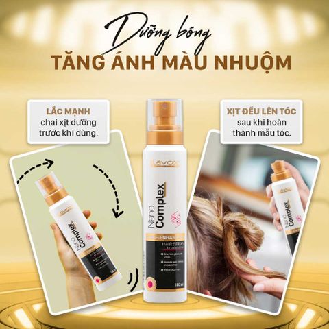  Dưỡng Bóng Tăng Ánh Màu Nhuộm Lavox Nano Complex 