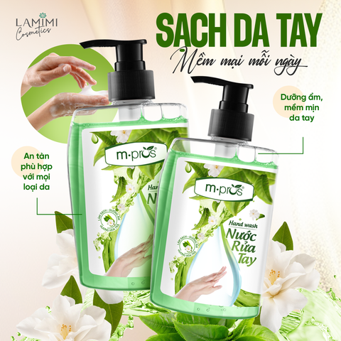  Nước Rửa Tay Diệt Khuẩn M.pros – Hoa Trà Trắng 