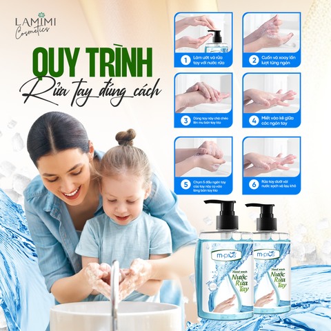  Nước Rửa Tay Diệt Khuẩn M.pros – Muối Biển 