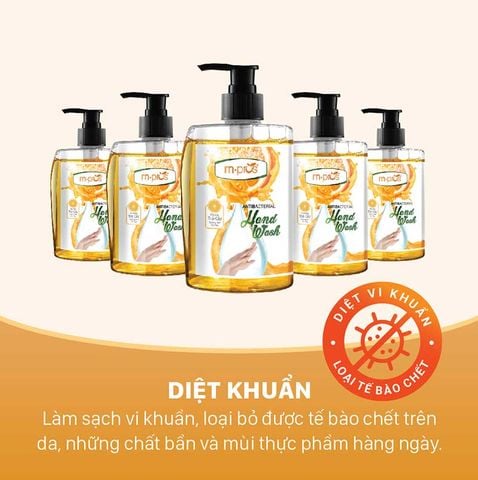  Nước Rửa Tay Diệt Khuẩn M.pros – Trái Cây 