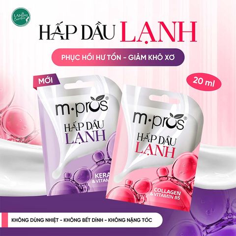  Hấp Dầu Lạnh M.pros Phục Hồi Tóc Hư Tổn 