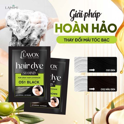  Dầu Gội Phủ Bạc Tóc Lavox Online Shopping 