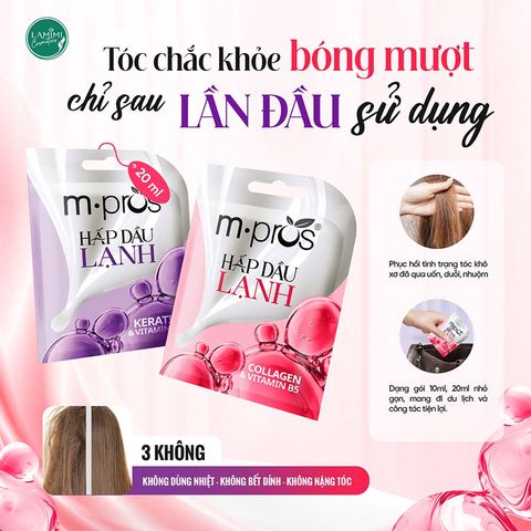  Hấp Dầu Lạnh M.pros Phục Hồi Tóc Hư Tổn 