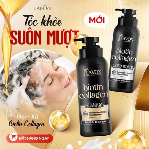  Dầu Xả Biotin Collagen Lavox Online Shopping 