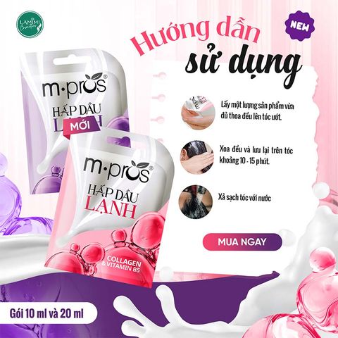  Hấp Dầu Lạnh M.pros Phục Hồi Tóc Hư Tổn 