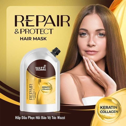 Hấp Dầu Phục Hồi & Bảo Vệ Tóc Wazzi 
