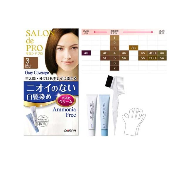  Kem Nhuộm Tóc Phủ Bạc Cho Nữ Salon De Pro 