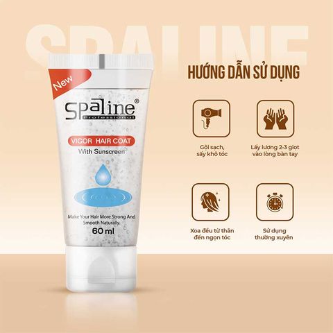  Dưỡng Bóng Tóc Chống Khô Xơ Chẻ Ngọn Spaline 