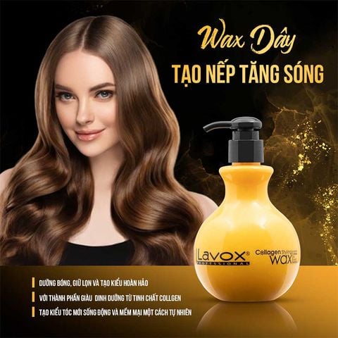  Wax Dây Tạo Nếp Tăng Sóng Bồng Bềnh Collagen Lavox 