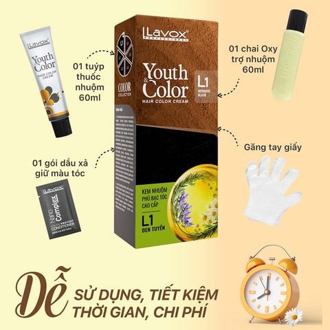  Kem Nhuộm Cao Cấp Lavox Youth & Color 