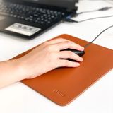  Bàn di chuột, miếng lót chuột bằng da bò thật kích thước 23.5 x 27 cm - Mouse Pads Leather LAPELLE 