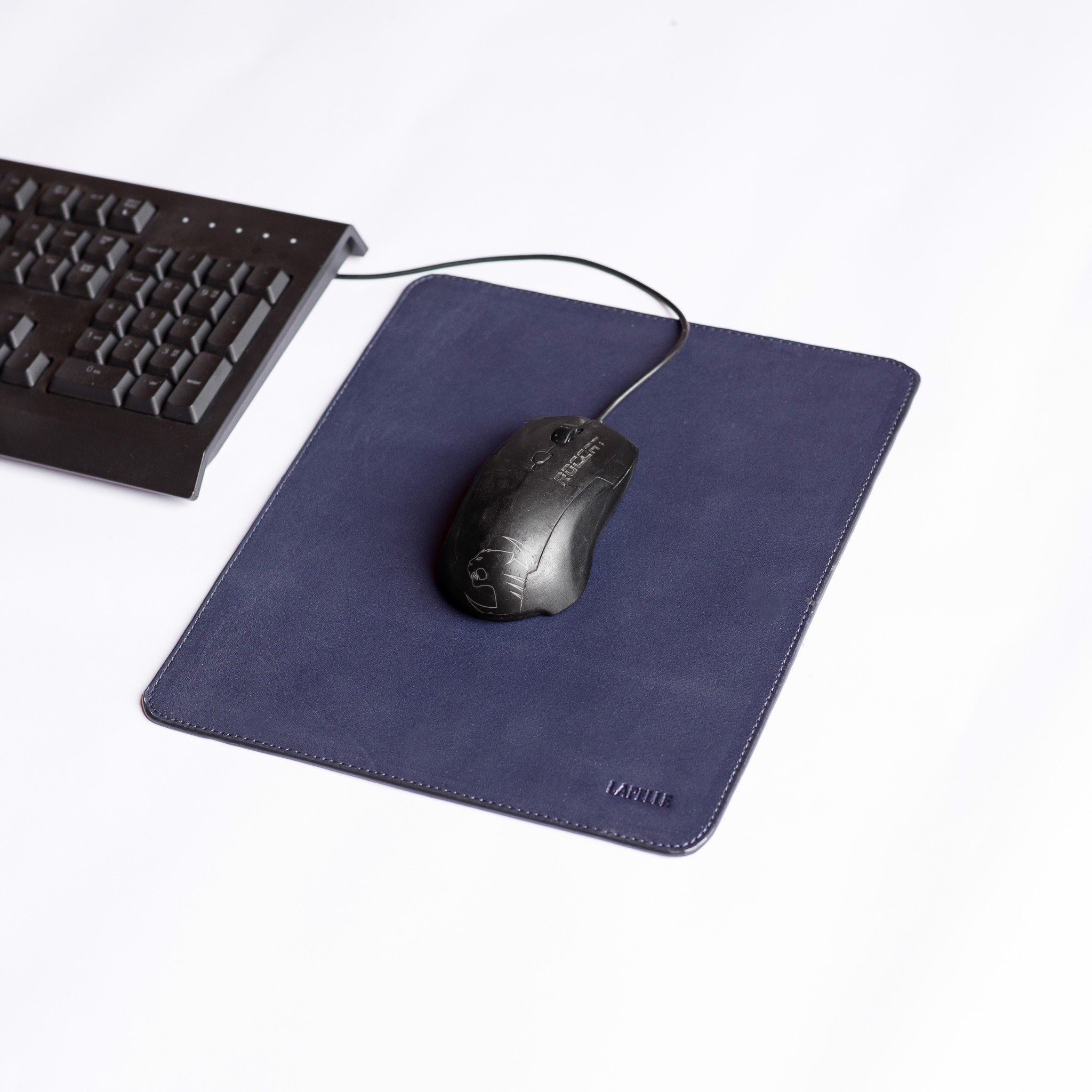  Bàn di chuột, miếng lót chuột bằng da bò thật kích thước 23.5 x 27 cm - Mouse Pads Leather LAPELLE 