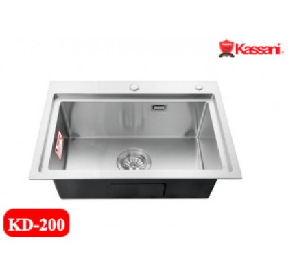 Chậu rửa inox sus 304 1 hộc- Kassani KD200