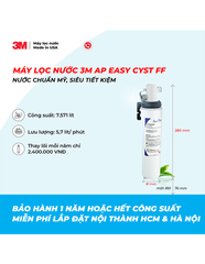 MÁY LỌC NƯỚC 3M LẮP DƯỚI BỒN RỬA - KHÔNG KÈM VÒI - 3M AP EASY CYST FF