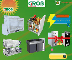 Combo phụ kiện bếp Grob MUA 5 TẶNG 1