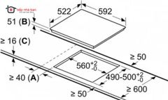 Bếp Từ Bosch 3 Vùng Nấu - 60Cm HMH.PUC631BB5E Cực Ưu Đãi