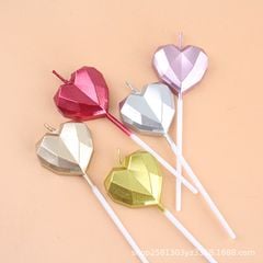 Nến hình Tim  trang trí bánh sinh nhật - NEN0015