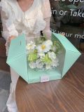 Hộp vuông mở đôi chuyên dùng cắm hoa tươi, hoa sáp (size 20cm) - THH0122
