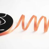 Ruy băng lụa trơn bản 1cm cuộn 80yarrd - RUY0044