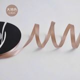 Ruy băng lụa trơn bản 1cm cuộn 80yarrd - RUY0044