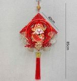 [HOT] Vòng treo ông thần tài lắc trang trí Tết 2025
